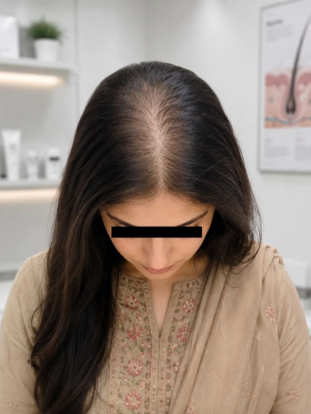 female pattern hair loss at Skinology